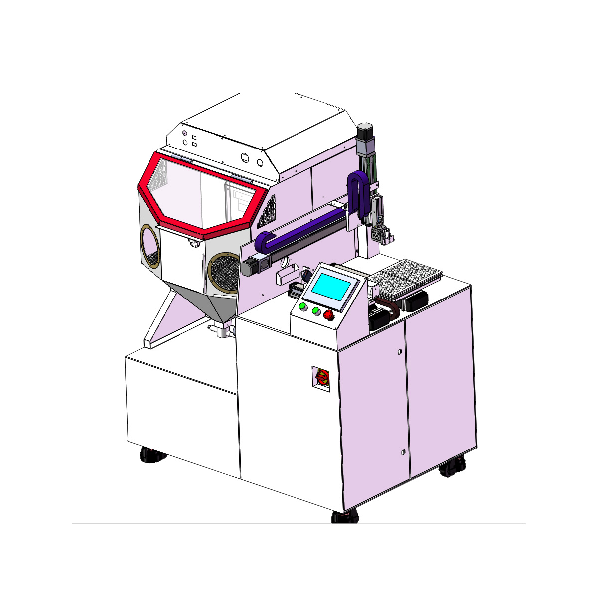 60加自动化配件 60IN+自动化喷砂机_牙螺钉自动化喷砂机_牙种植体自动化喷砂机